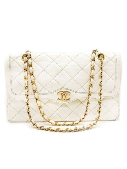 Chanel Chanel CC 24K Paris Limited Double Flap Bag Lambskin Quilted Chain