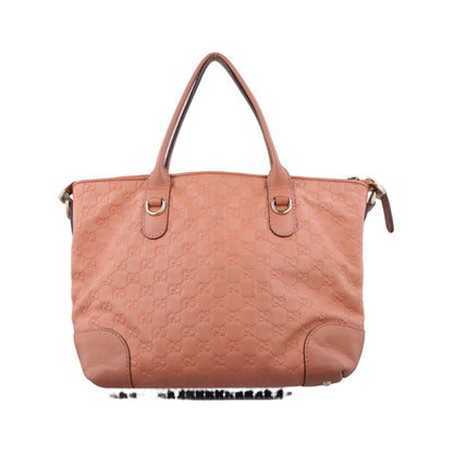 Gucci Guccissima Heart Bit Orange Leather Handbag — view 2