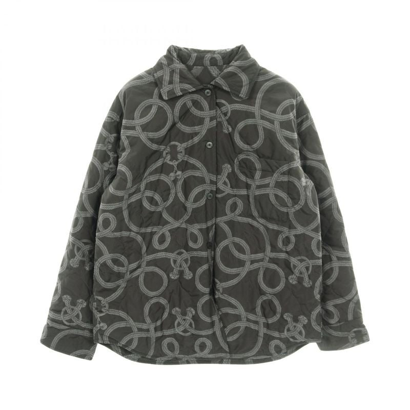 Hermes Serie Button Shirt Grey Other Overshirt