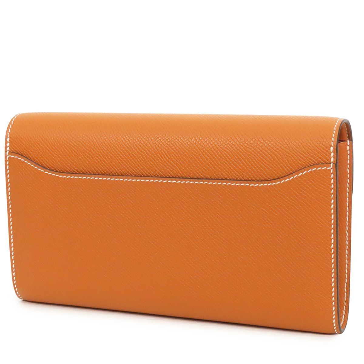 Hermes Constance Long to Go Toffee Gold Epsom Wallet Shoulder Bag — view 2