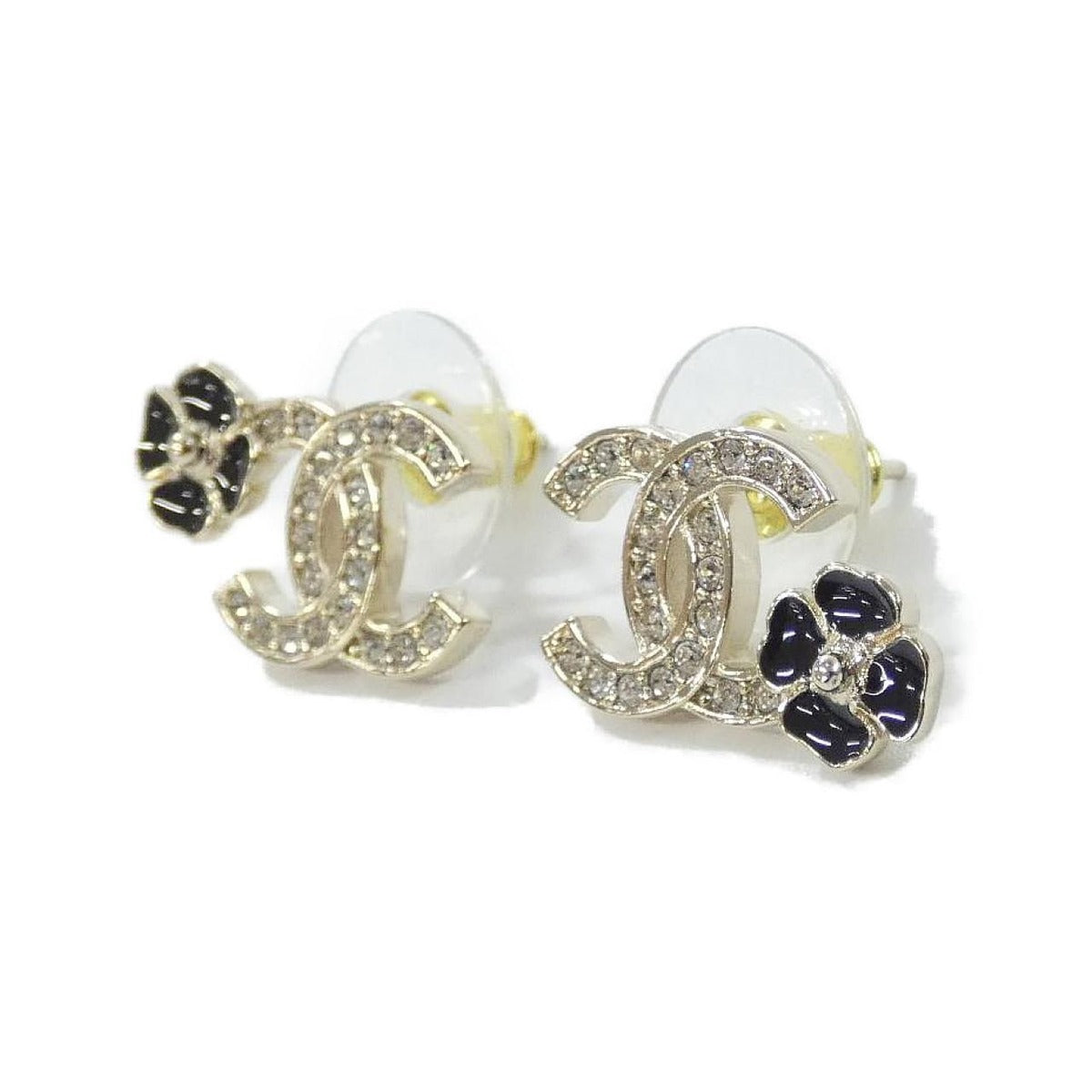 Chanel Earrings Black — view 2