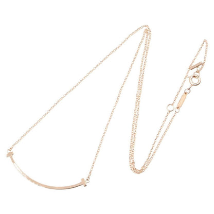 Tiffany & Co Necklace T Smile Small 40 45.5 cm 18k Pink Gold — view 2