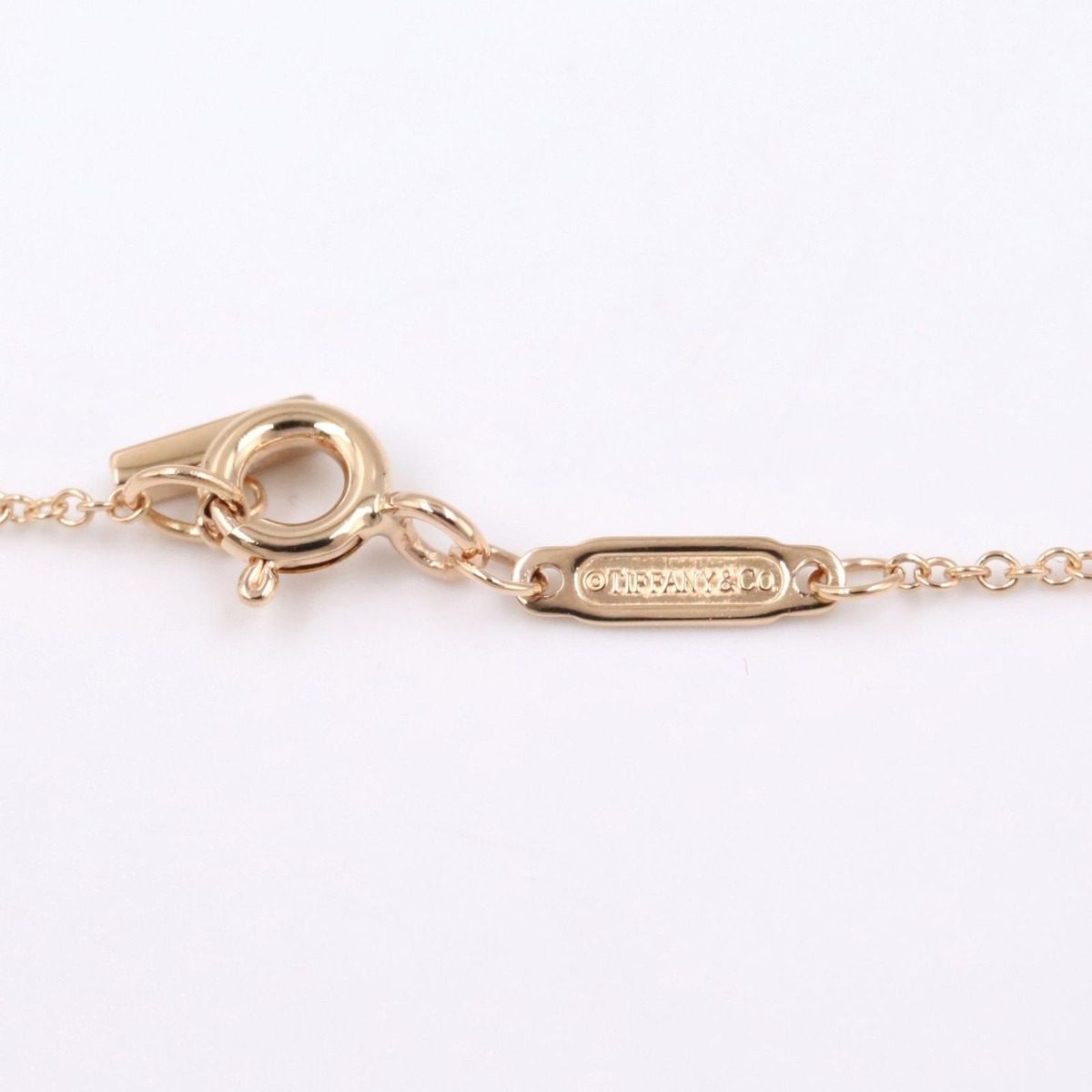 Tiffany & Co Necklace T Smile Small 40 45.5 cm 18k Pink Gold — view 3
