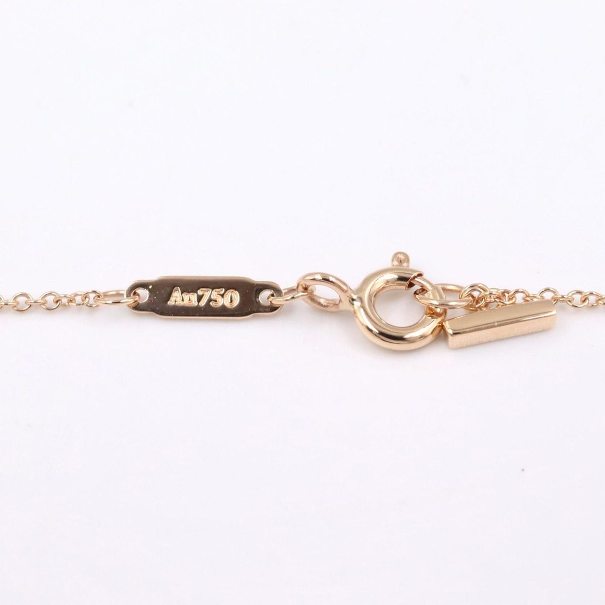 Tiffany & Co Necklace T Smile Small 40 45.5 cm 18k Pink Gold — view 4