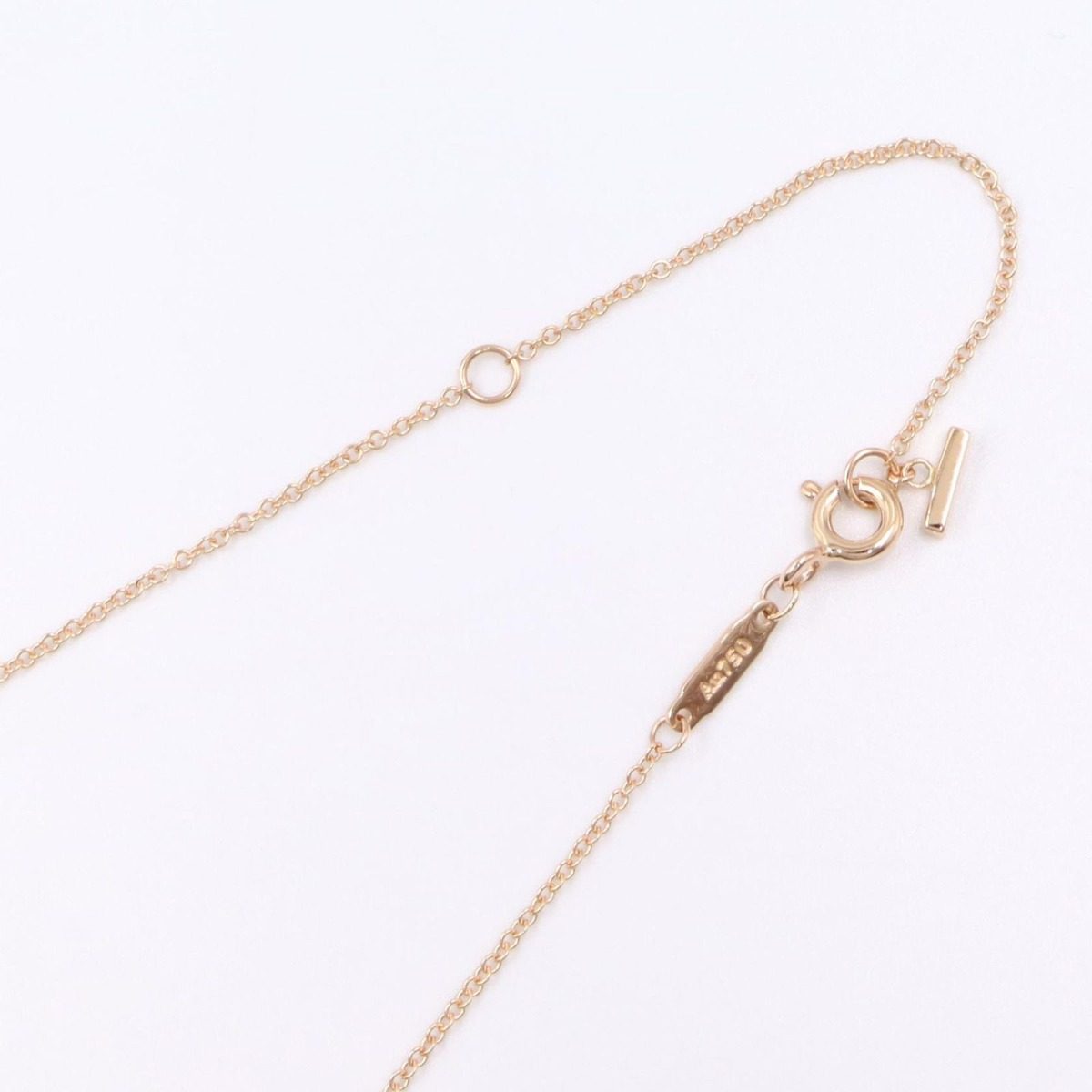 Tiffany & Co Necklace T Smile Small 40 45.5 cm 18k Pink Gold — view 5