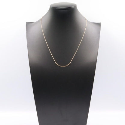 Tiffany & Co Necklace T Smile Small 40 45.5 cm 18k Pink Gold — view 8