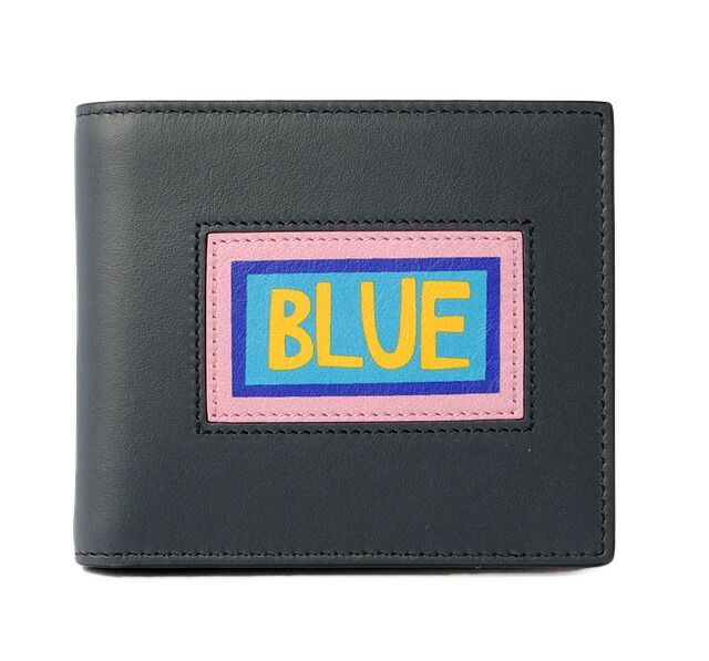 Fendi Wallet Fendi Fold Wallet Billfold 7m0169 Vocabulary Navy Black Unused