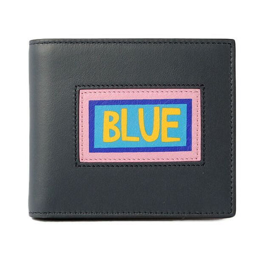 Fendi Wallet Fendi Fold Wallet Billfold 7m0169 Vocabulary Navy Black Unused