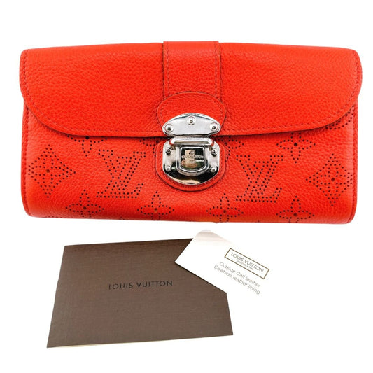 Louis Vuitton Mahina Portefeuille Iris Foldable Long Wallet