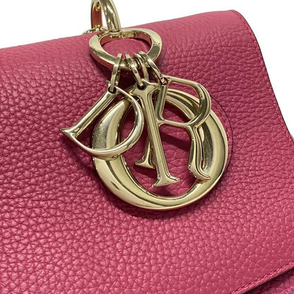 Dior/christian Dior Handbag B-dior Pink Leather