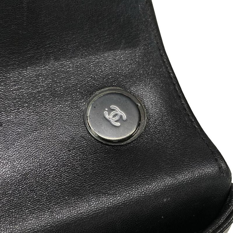 Chanel Handbag Trendy Cc/small Top Handle Flap Bag A92236 Black Lambskin