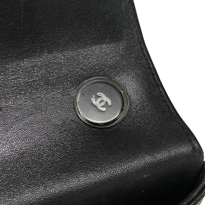 Chanel Handbag Trendy Cc/small Top Handle Flap Bag A92236 Black Lambskin