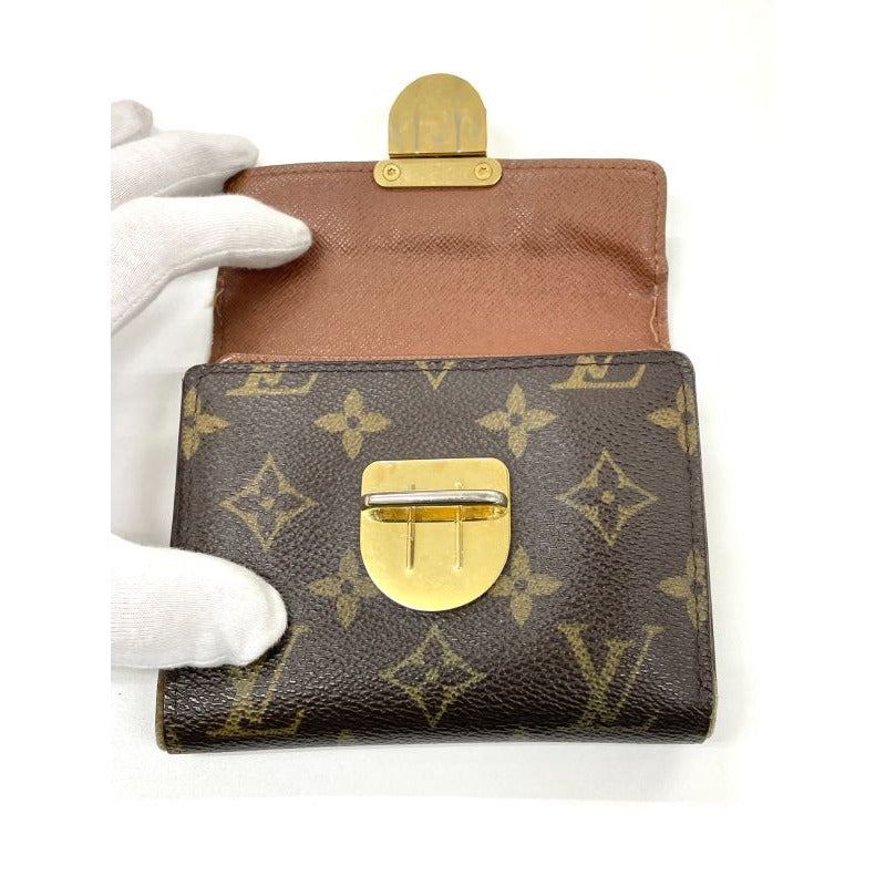 Louis Vuitton Monogram Portefeuille Koala Compact Wallet Trifold Pass — view 9