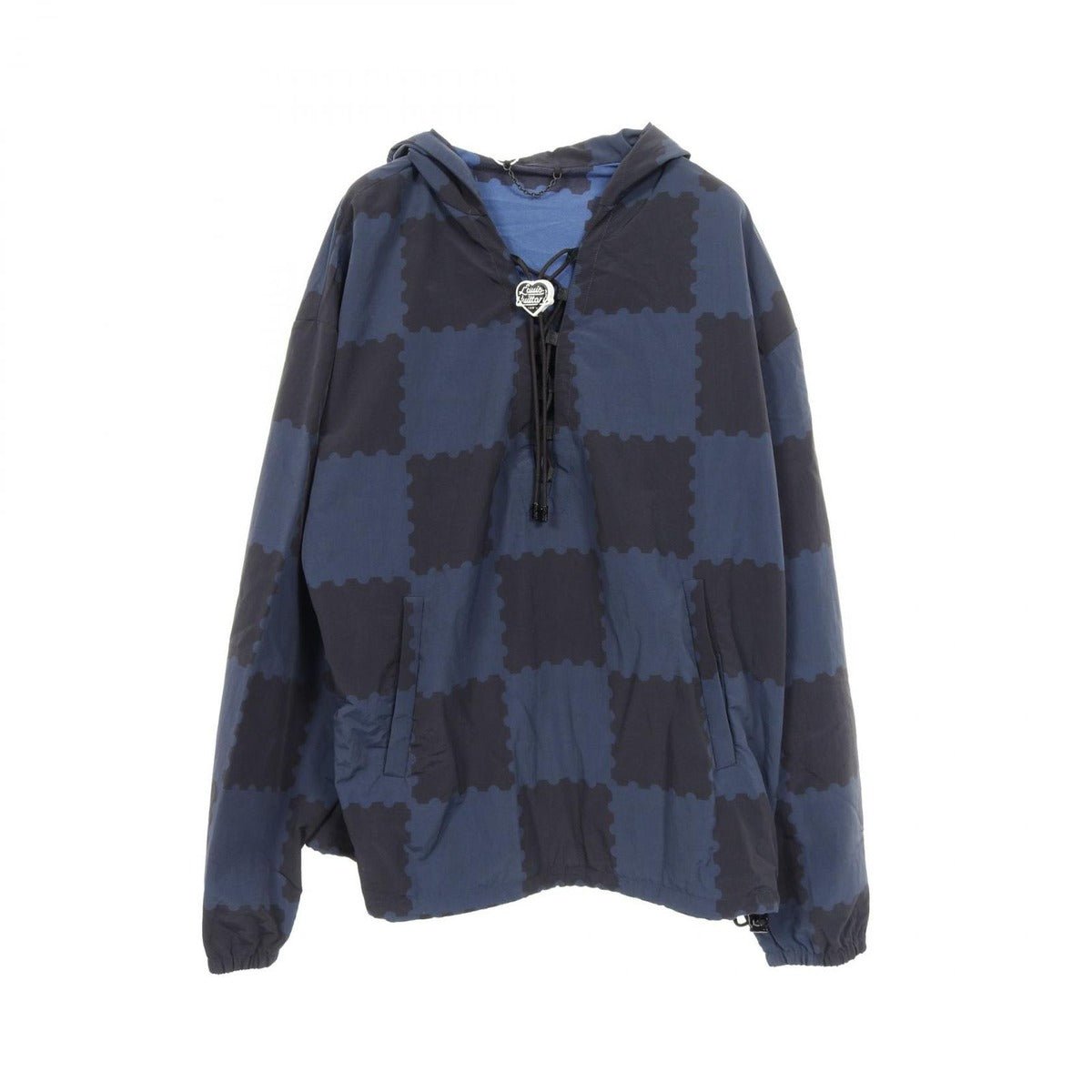 Louis Vuitton Jacket Giant Damieres Nylon Hoodie Navy Black