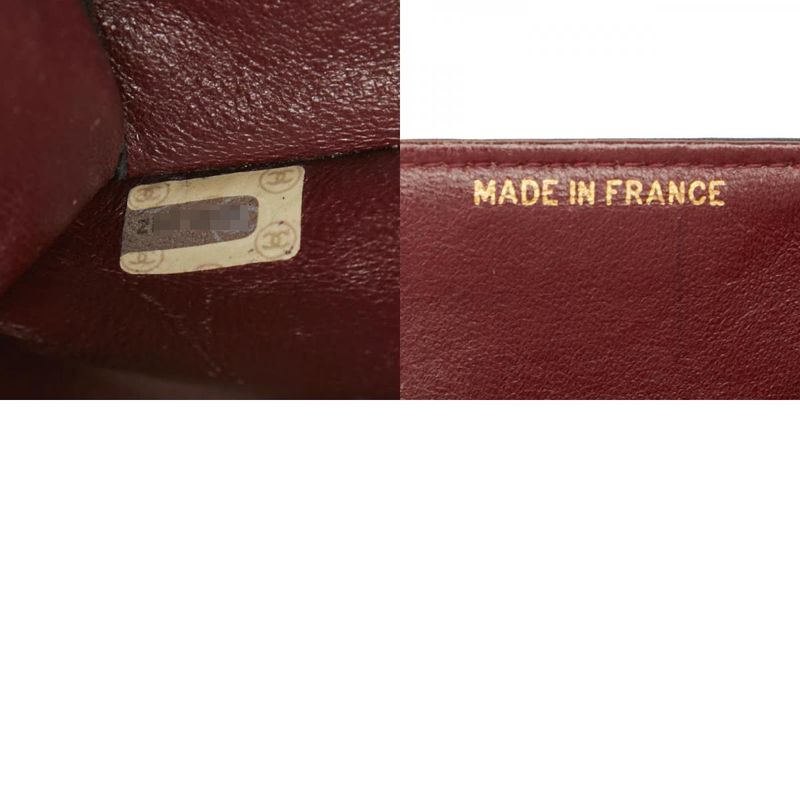 Chanel Coco Mark Crossbody Shoulder Bag Black Lambskin Women Chanel