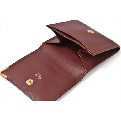 Cartier Coin Case Square Purse Must de Cartier Bordeaux — view 5