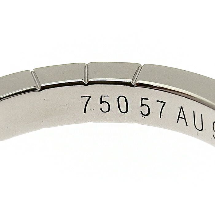 Cartier Ranier Ring 18K White Gold 750 White Gold #57 Equivalent To Size 17