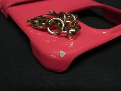 Christian Dior Lady Dior Cannage Patent Leather Iphone13pro Phone Case Pink