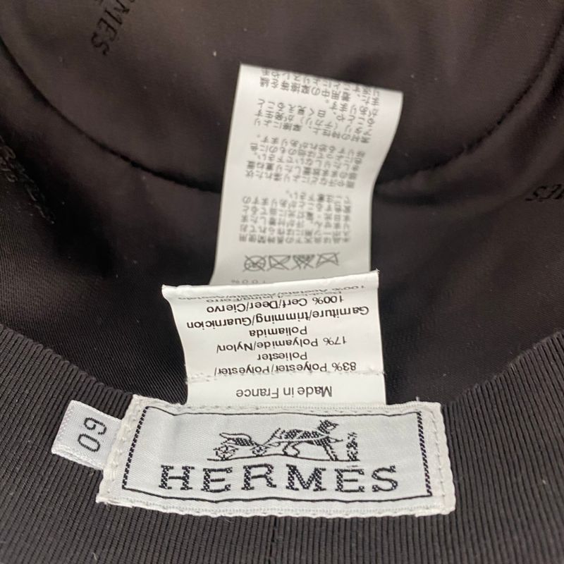 Hermes 2022 Corduroy Hat Purple Men's
