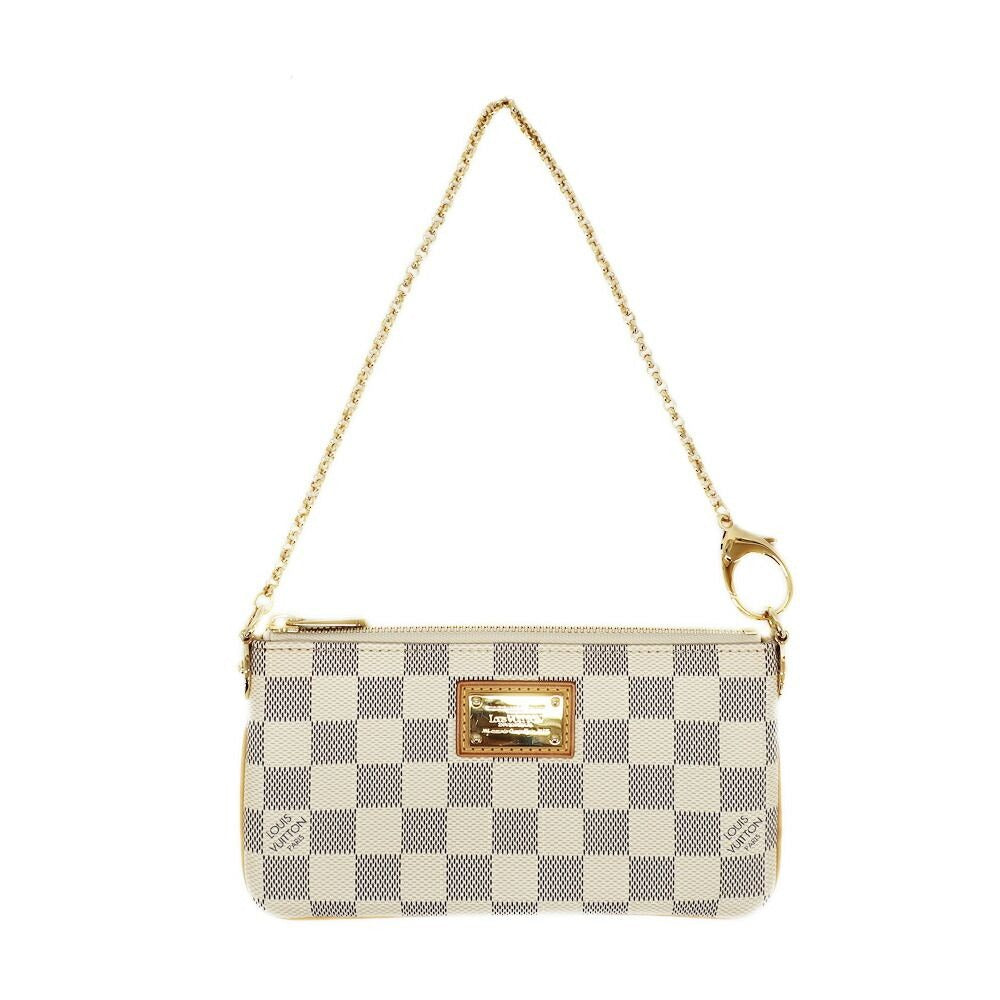 Louis Vuitton Pochette Mirror MM Damier Azur Pouch Mini Bag