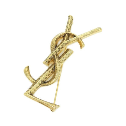 Saint Laurent Brooch Gold