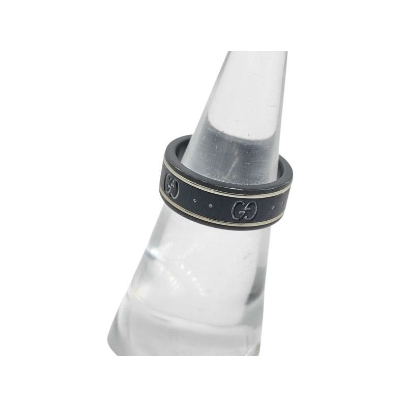 Gucci Ring GG Icon Black Gold Ceramic — view 2