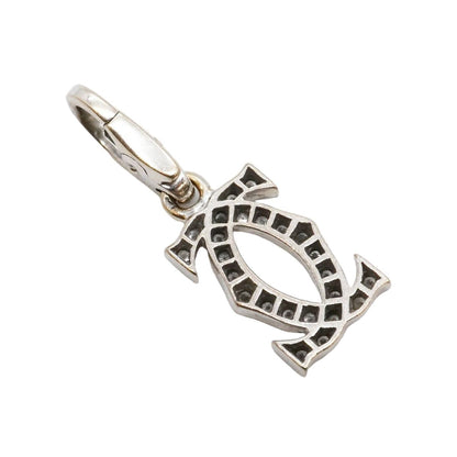 Cartier Pendant 2C 18k White Gold Diamond — view 2