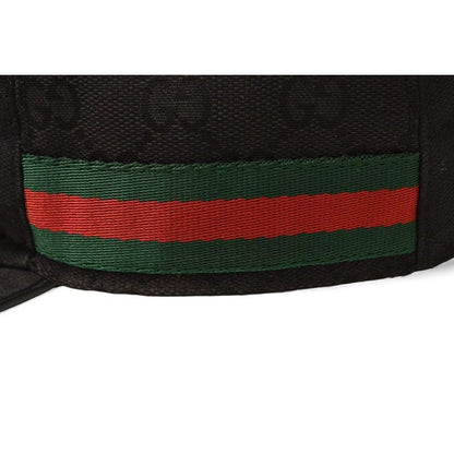 Gucci Baseball Cap Hat GG Black Red Green Kqwbg 1060 Size M 59 cm — view 4