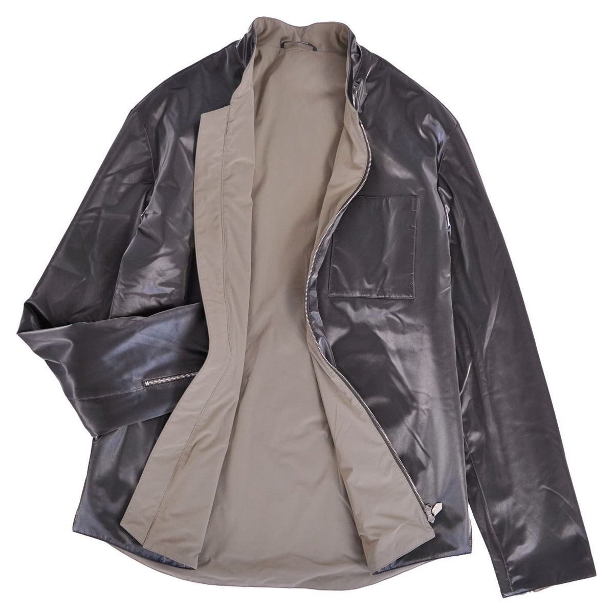 Hermes Jacket Stand Collar Zip Up — view 2