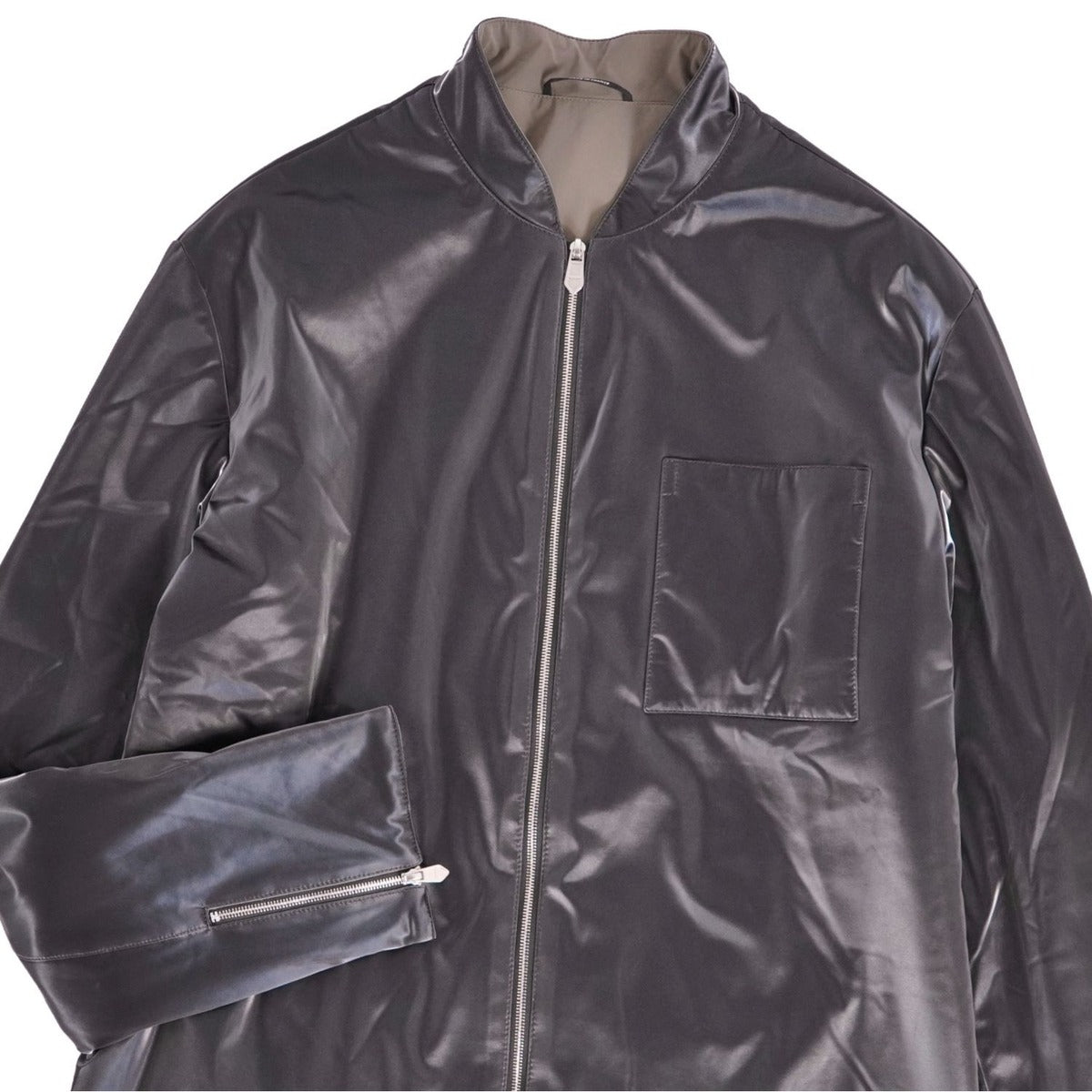 Hermes Jacket Stand Collar Zip Up — view 3