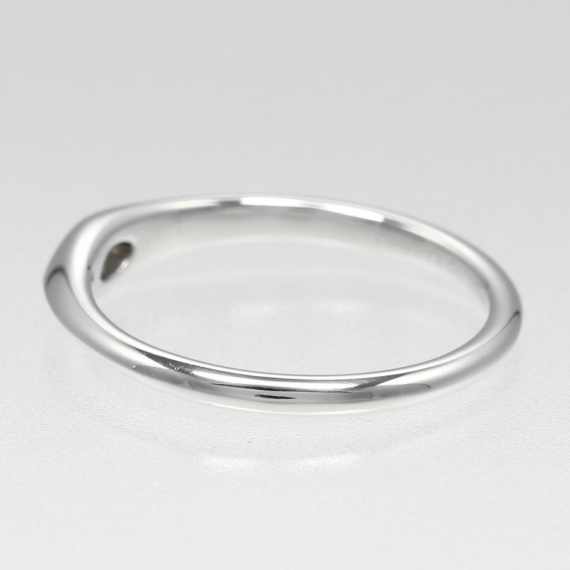 Tiffany & Co Marquise Band Pt950platinum × Diamond #16 Men's 4.18g Ring