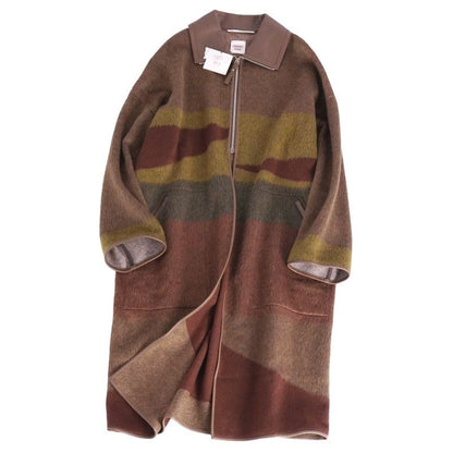 Hermes 2022 Long Coat Zip Up Double