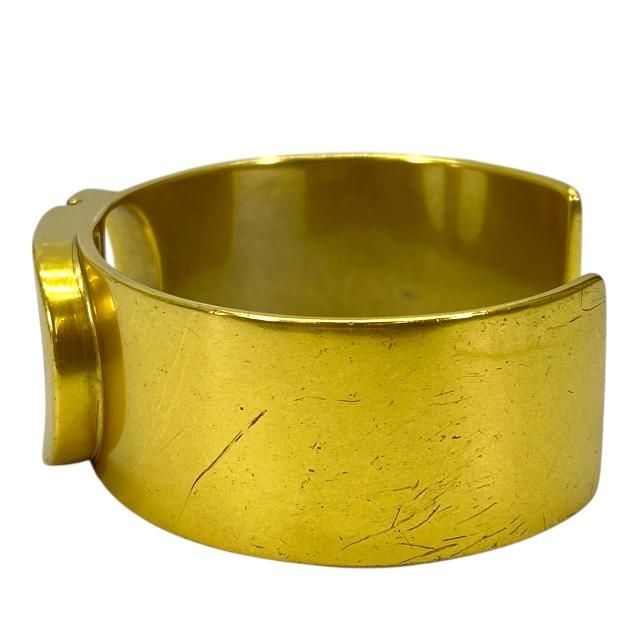 Christian DIOR Bracelet Bangle Accessories Jewelry Small Logo GP Gold