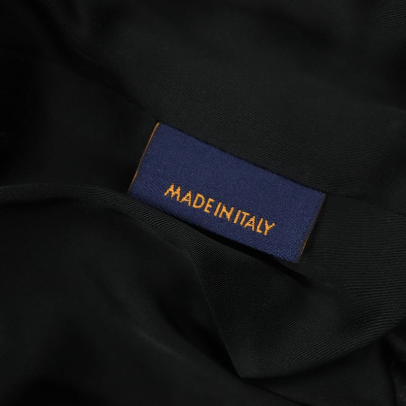  Louis Vuitton Hkb90w Damier Hooded Zip-up Jacket Black White 44 Made In Italy