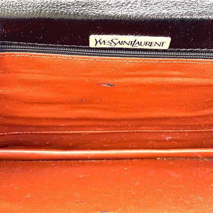 Saint Laurent Shoulder Bag Leather Black Pochette Travel Formal — view 11