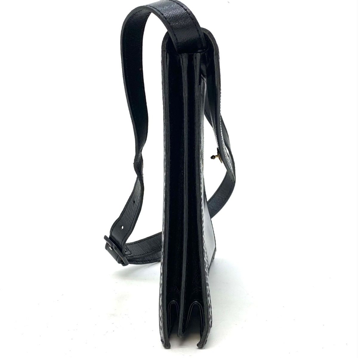 Saint Laurent Shoulder Bag Leather Black Pochette Travel Formal — view 7