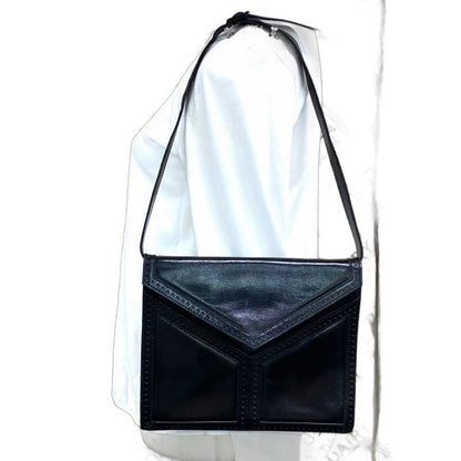 Saint Laurent Shoulder Bag Leather Black Pochette Travel Formal