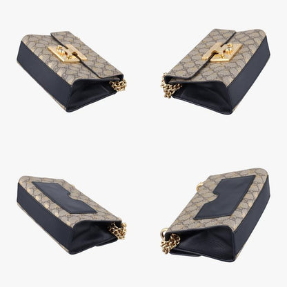 Gucci Padlock Brown PVC Coated Canvas 409487 E025251503