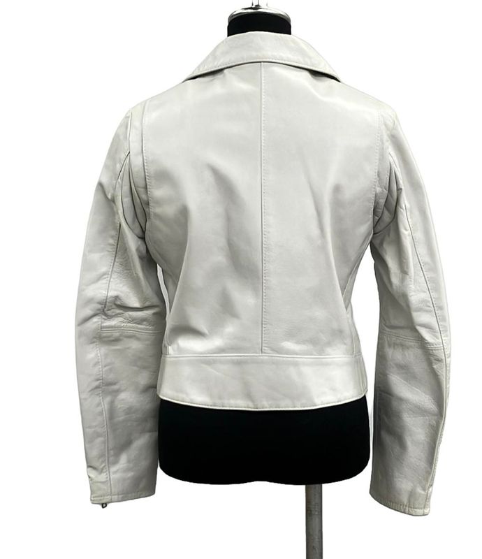 Celine Calfskin Leather Double Riders Jacket Women's Size 36 (S) Celine