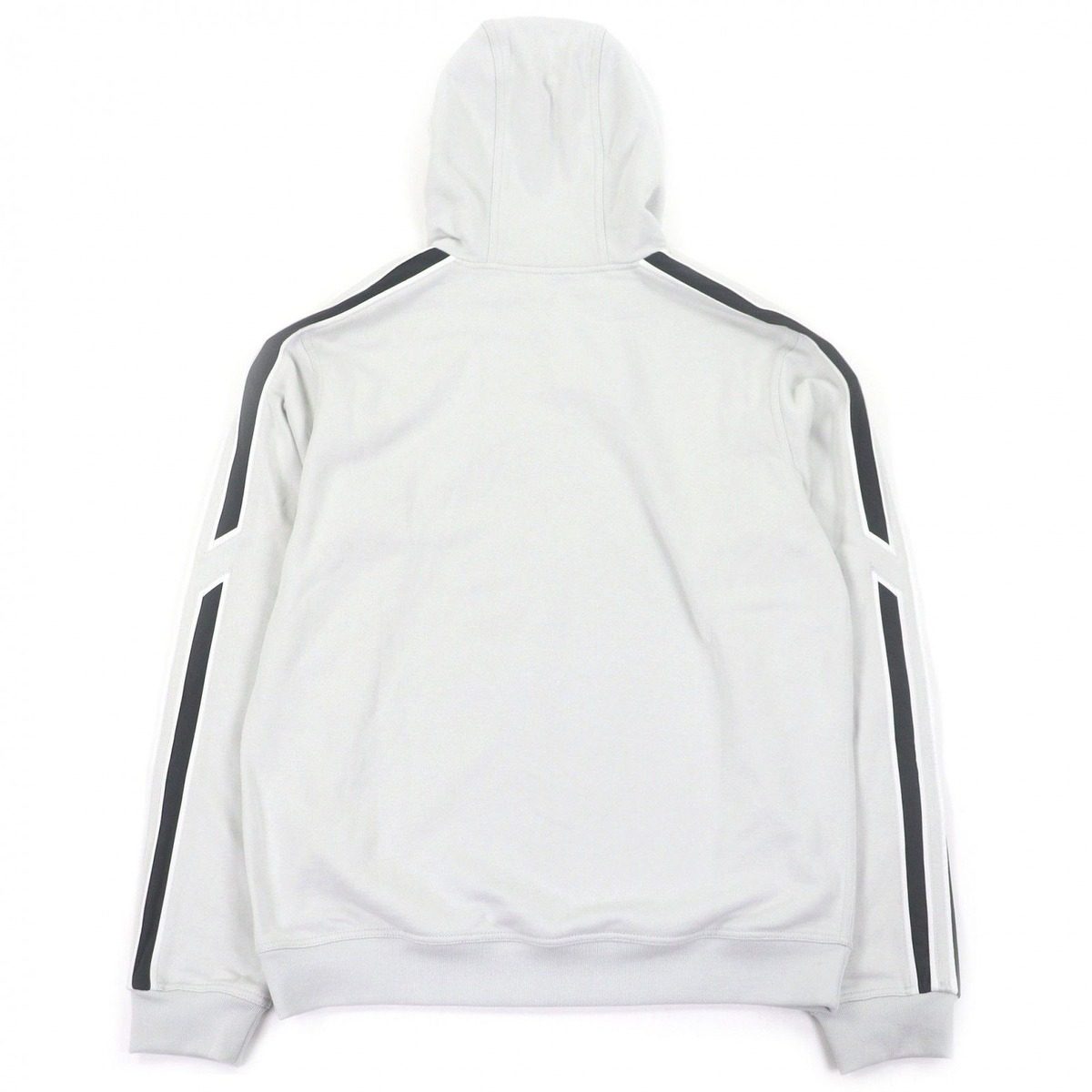 Hermes Run Cotton Side Line Pullover Hoodie Light Gray — view 3