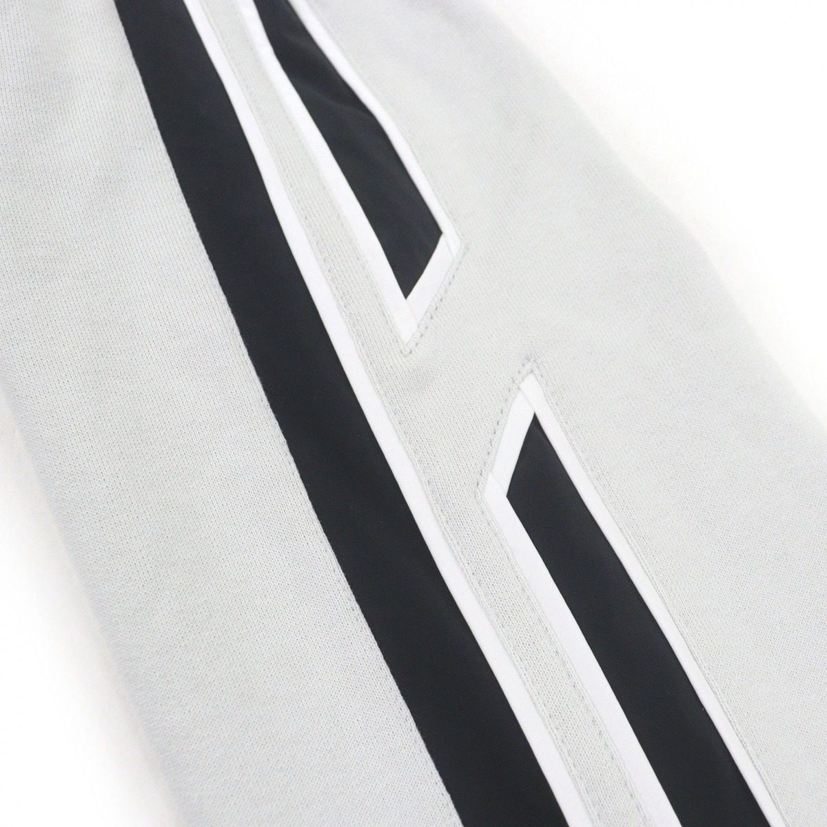 Hermes Run Cotton Side Line Pullover Hoodie Light Gray — view 4