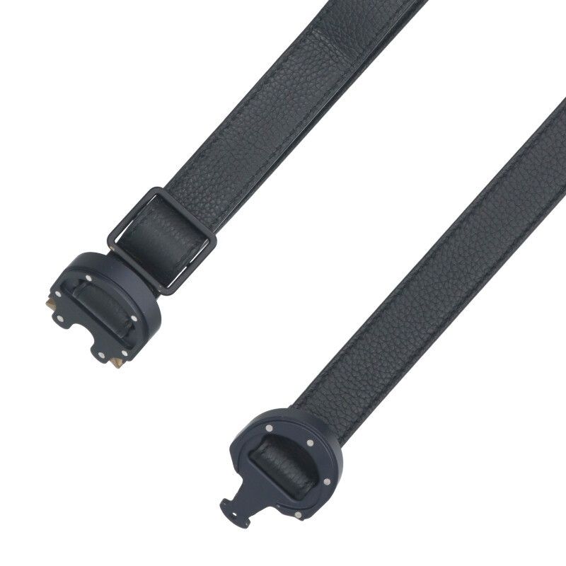 Dior 23-ma-0169 CD Roller Coaster Buckle Leather Belt Men's 120