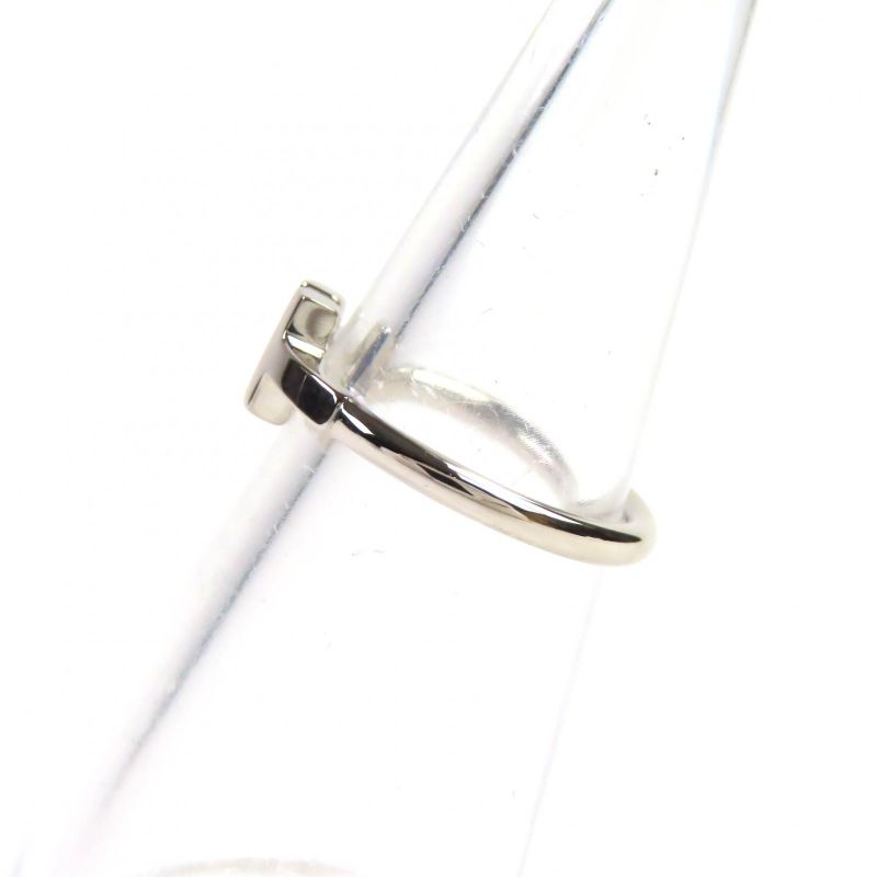 Tiffany & Co T-wire Ring 18K White Gold Accessory Ring White Gold Size Approx 8
