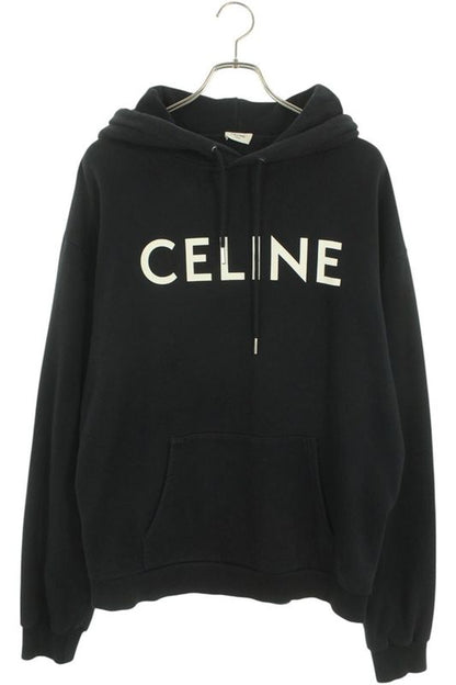Celine 2y321670q Classic Logo Loose Pullover Hoodie Men's XL