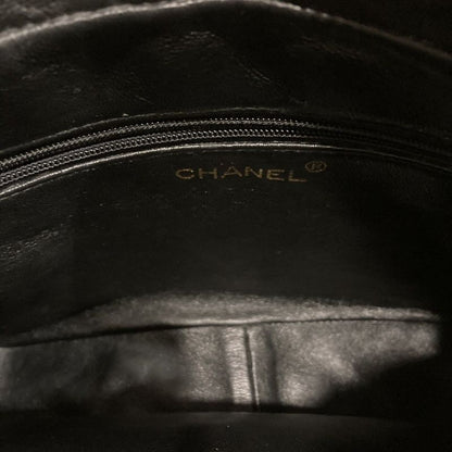 Chanel ⑤ 1554793 80-90s Diagonal Pocket Lambskin Matelasse Shoulder Bag Women