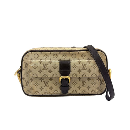 Louis Vuitton Juliette MM Monogram Mini Khaki Leather Canvas Beige Dark Brown