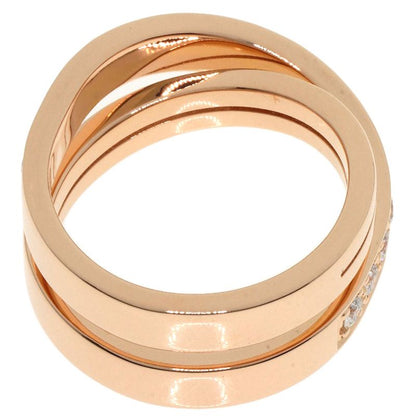 Cartier Etancel De Cartier Diamond #51 Ring 18K Pink Gold Ladies