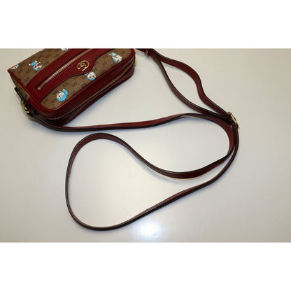 Gucci Micro GG Doraemon Collaboration Leather Shoulder Bag — view 6