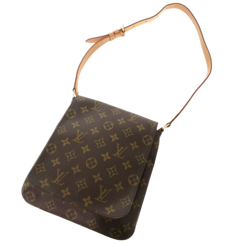 Louis Vuitton Musette Salsa Short Strap Monogram M51258 Brown Shoulder Bag LV