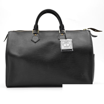 Louis Vuitton Speedy 35 Epi Leather Noir Black Boston Bag — view 2